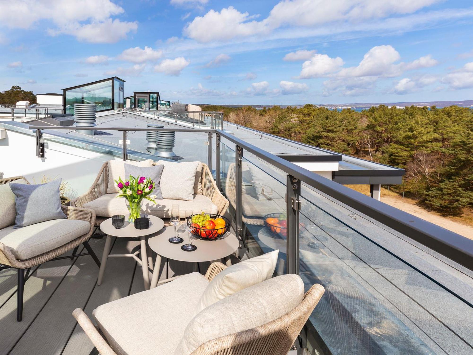 Fewo Prora - Deck54 Dachterrasse Остзебад Бинц Екстериор снимка